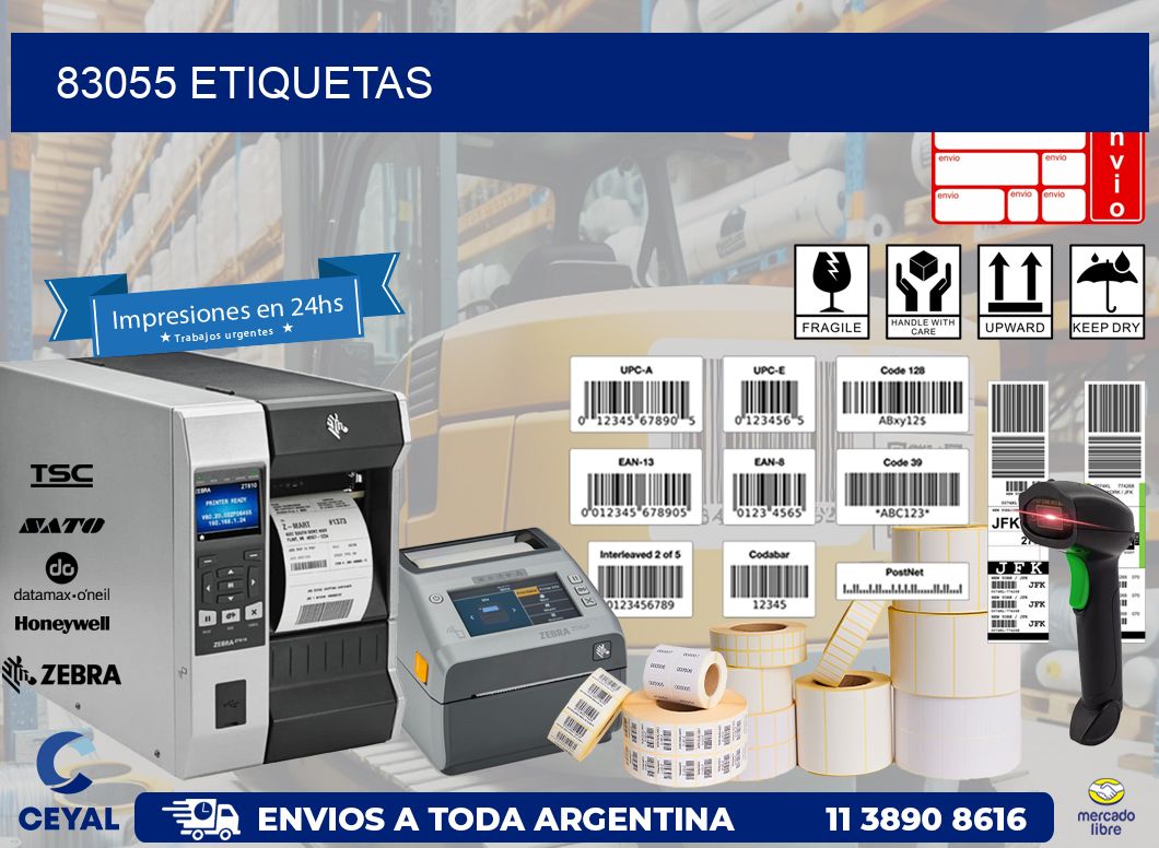 83055 ETIQUETAS