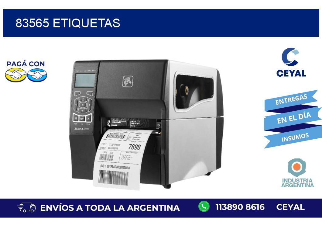 83565 ETIQUETAS
