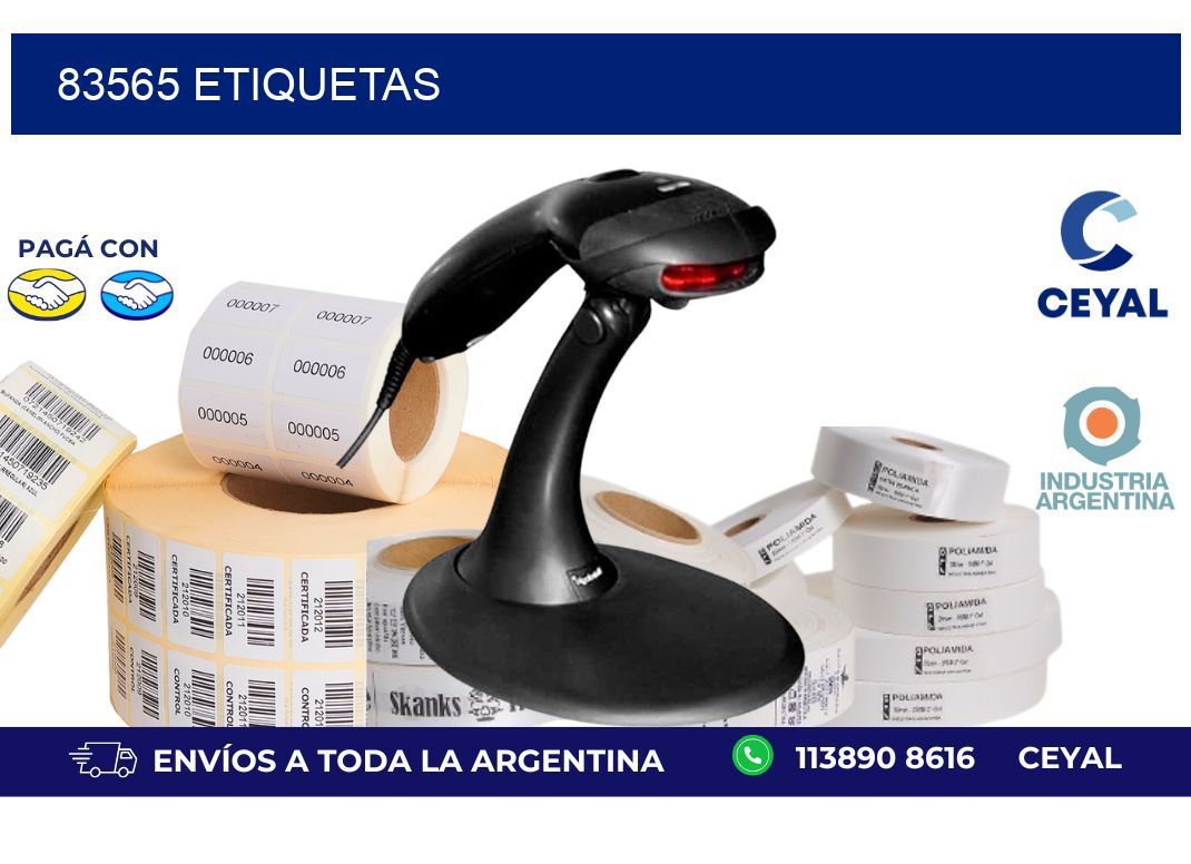 83565 ETIQUETAS
