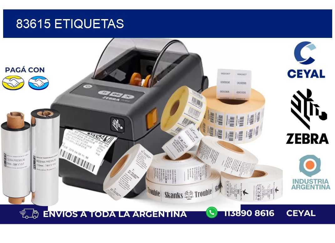 83615 ETIQUETAS