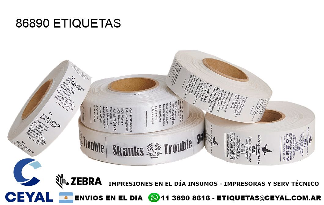 86890 ETIQUETAS