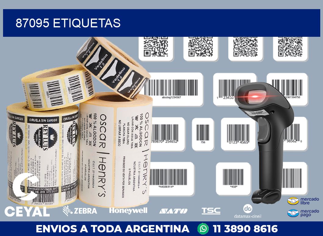 87095 ETIQUETAS