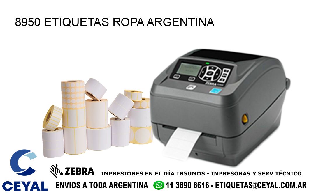 8950 ETIQUETAS ROPA ARGENTINA