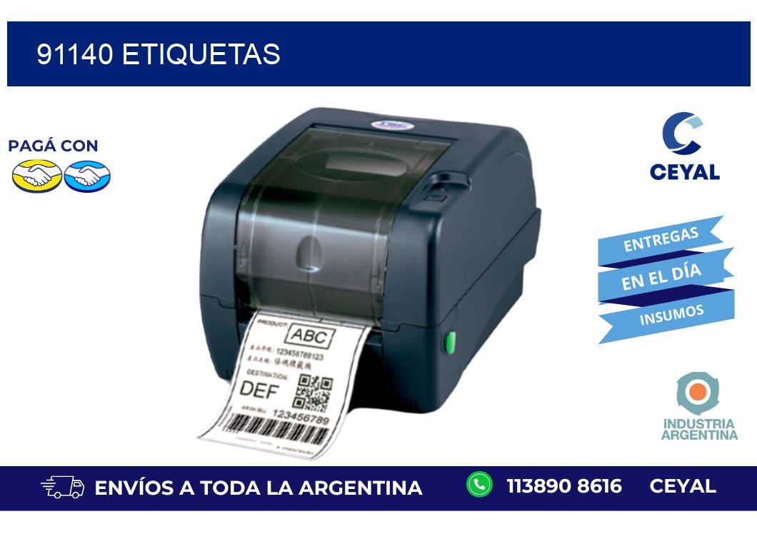 91140 ETIQUETAS