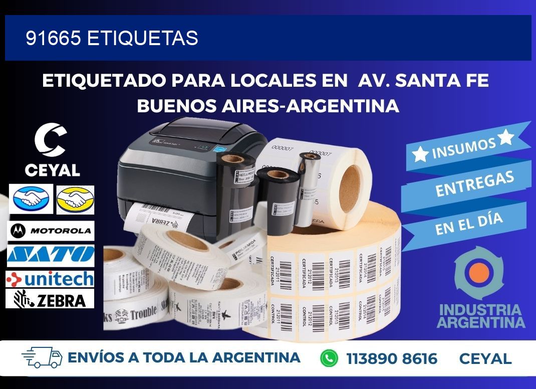 91665 ETIQUETAS