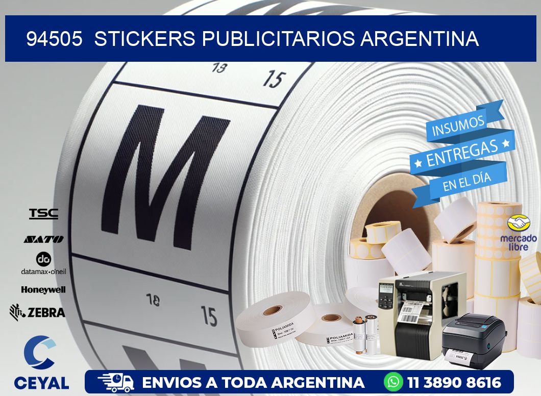 94505  Stickers Publicitarios Argentina