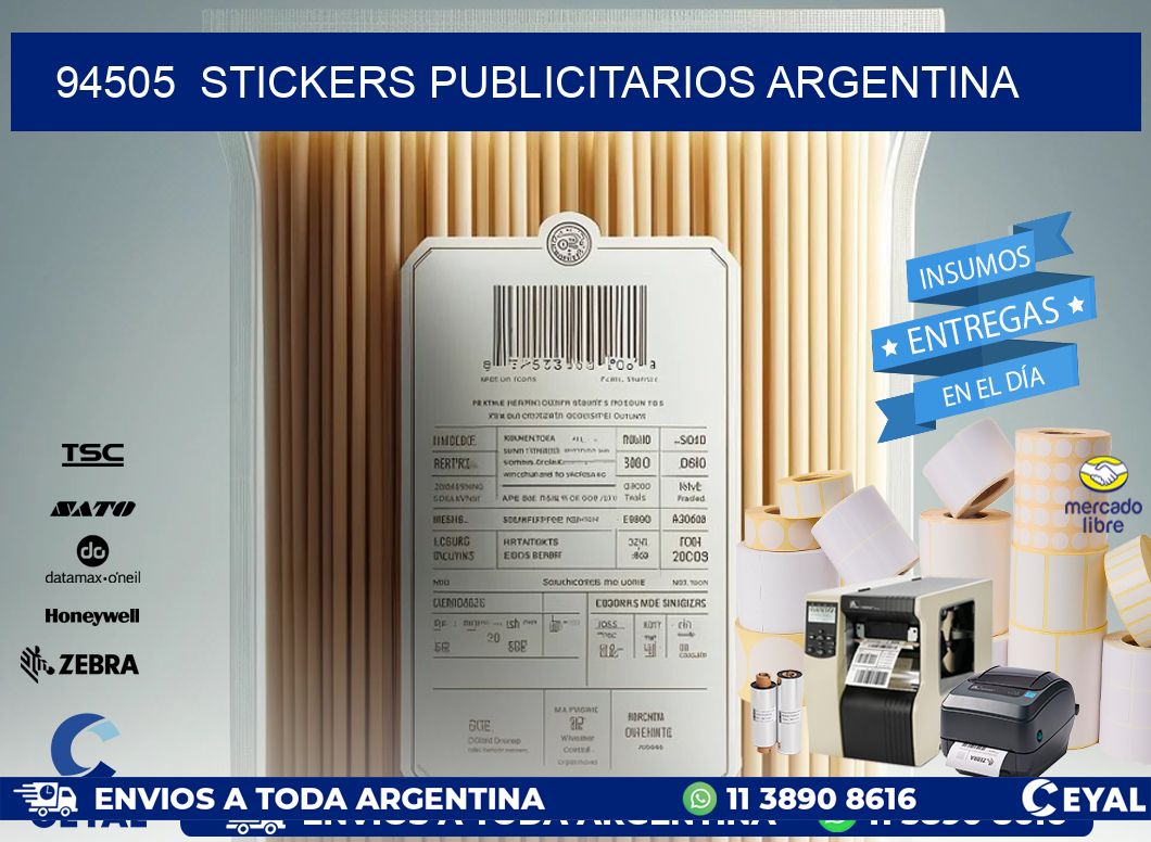 94505  Stickers Publicitarios Argentina