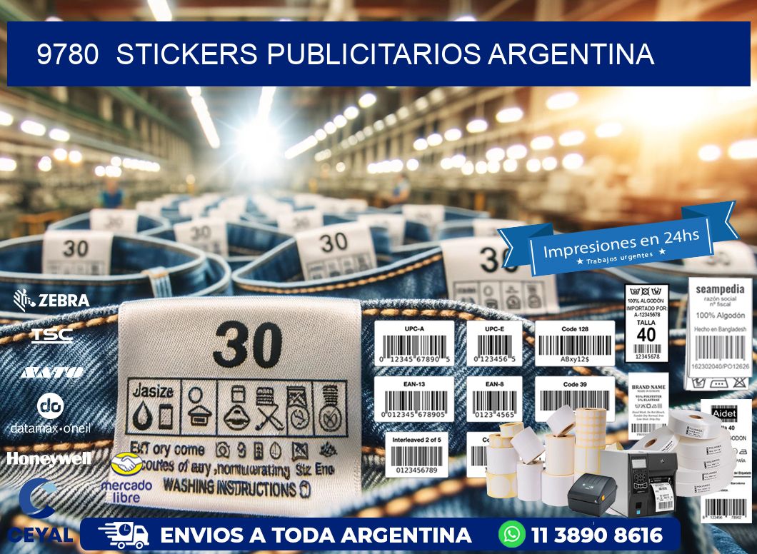 9780 Stickers Publicitarios Argentina