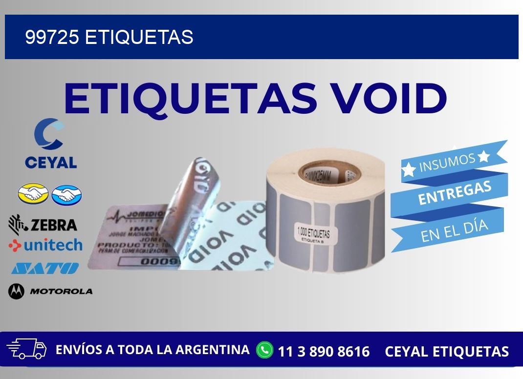 99725 ETIQUETAS