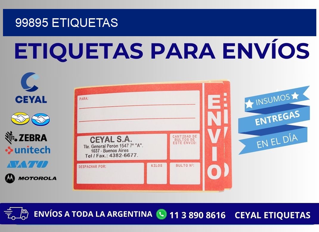 99895 ETIQUETAS