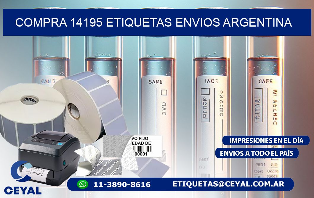 COMPRA 14195 ETIQUETAS ENVIOS ARGENTINA