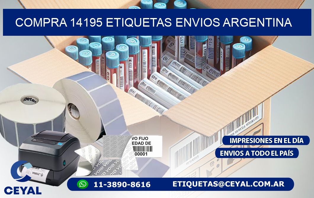 COMPRA 14195 ETIQUETAS ENVIOS ARGENTINA