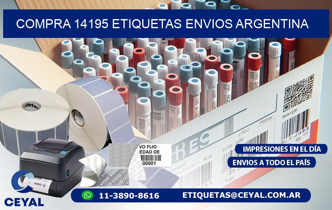 COMPRA 14195 ETIQUETAS ENVIOS ARGENTINA