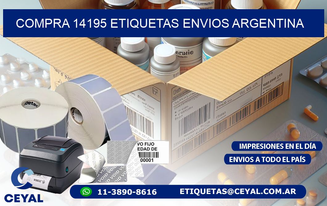 COMPRA 14195 ETIQUETAS ENVIOS ARGENTINA
