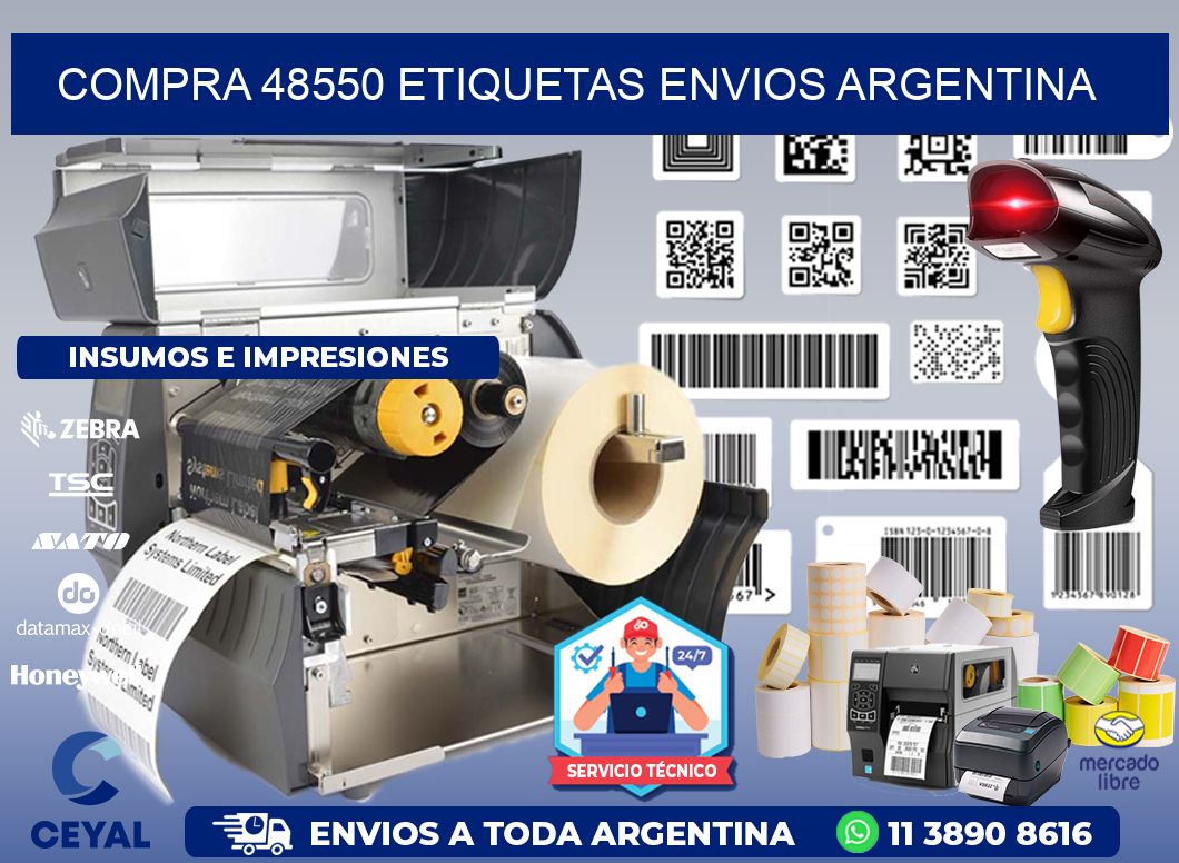 COMPRA 48550 ETIQUETAS ENVIOS ARGENTINA