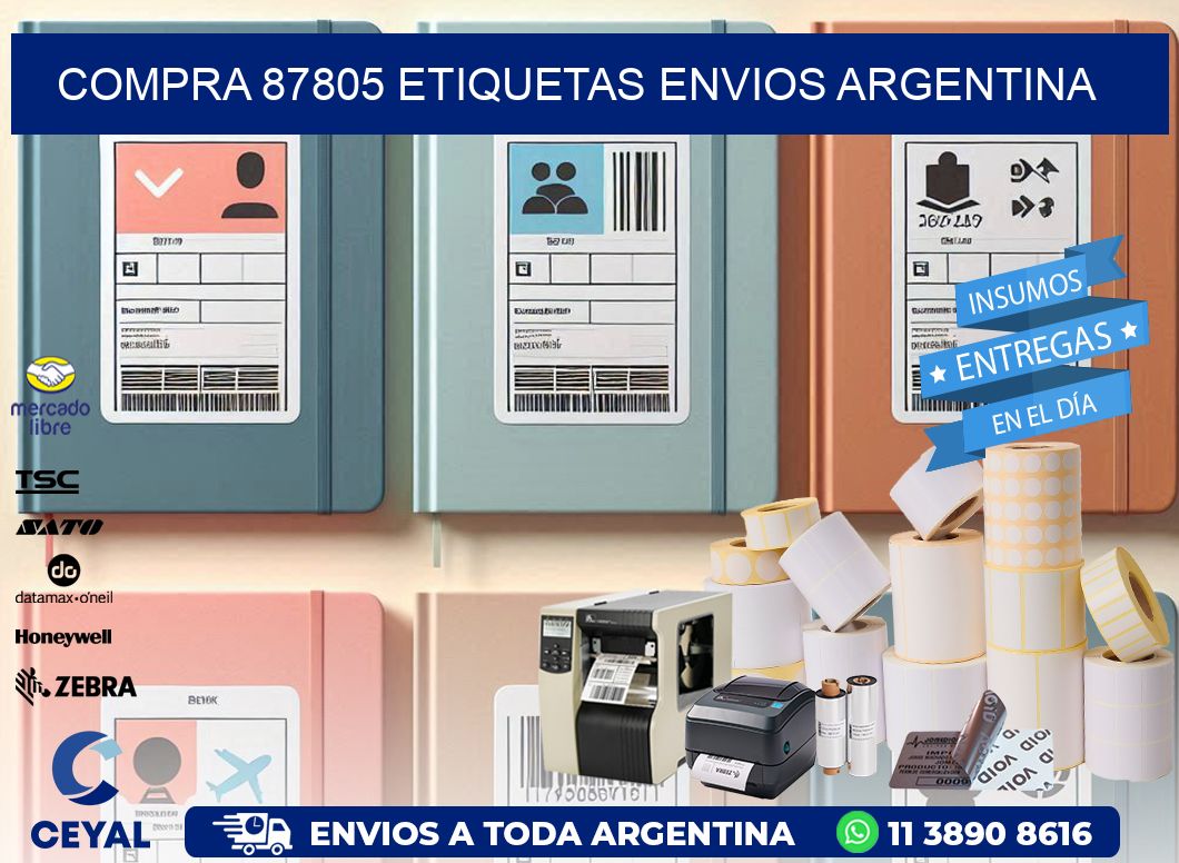 COMPRA 87805 ETIQUETAS ENVIOS ARGENTINA