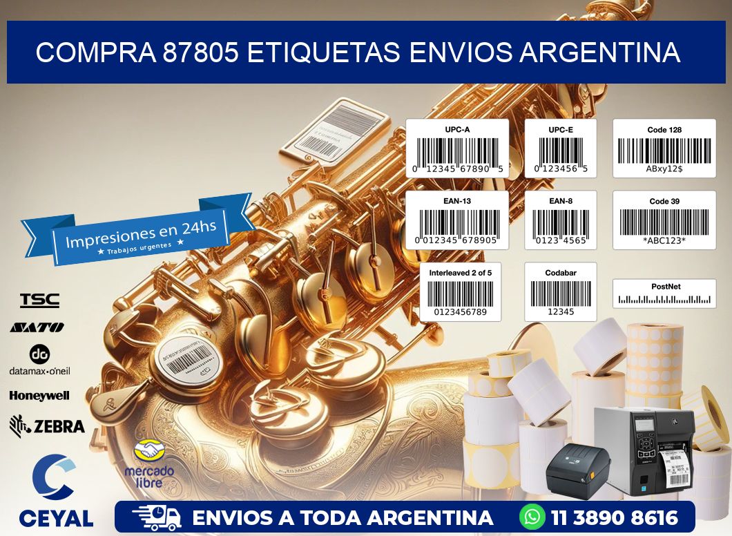 COMPRA 87805 ETIQUETAS ENVIOS ARGENTINA