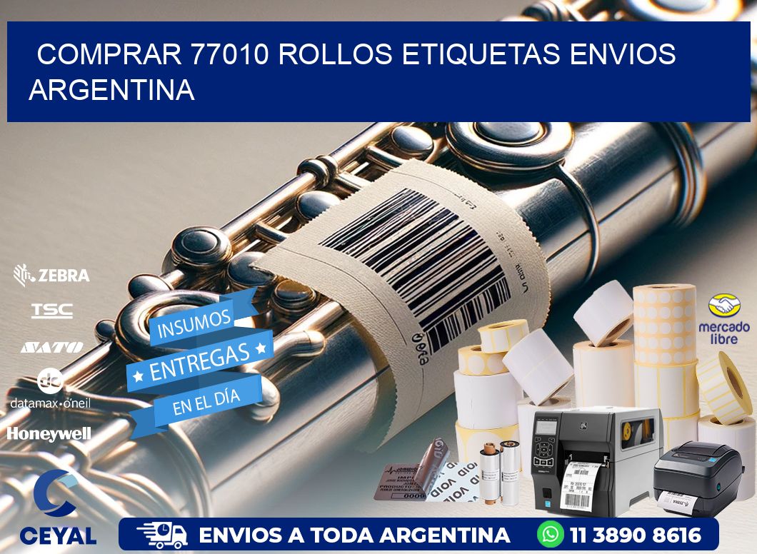 COMPRAR 77010 ROLLOS ETIQUETAS ENVIOS ARGENTINA