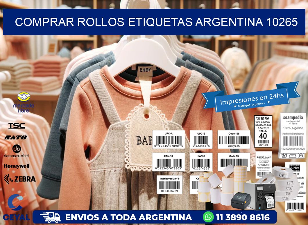 COMPRAR ROLLOS ETIQUETAS ARGENTINA 10265