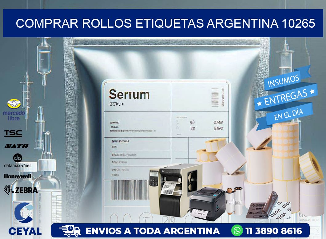 COMPRAR ROLLOS ETIQUETAS ARGENTINA 10265