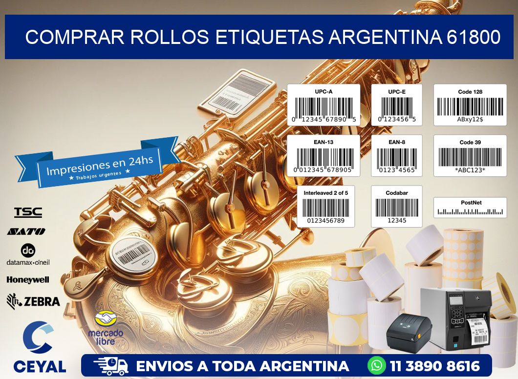 COMPRAR ROLLOS ETIQUETAS ARGENTINA 61800