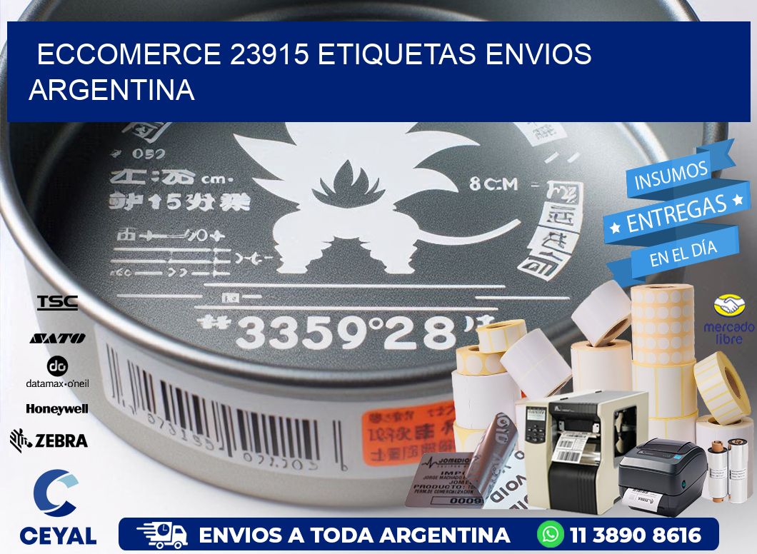 ECCOMERCE 23915 ETIQUETAS ENVIOS ARGENTINA