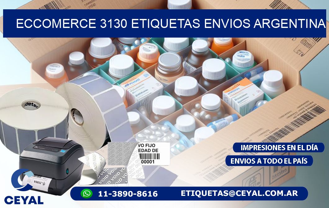 ECCOMERCE 3130 ETIQUETAS ENVIOS ARGENTINA