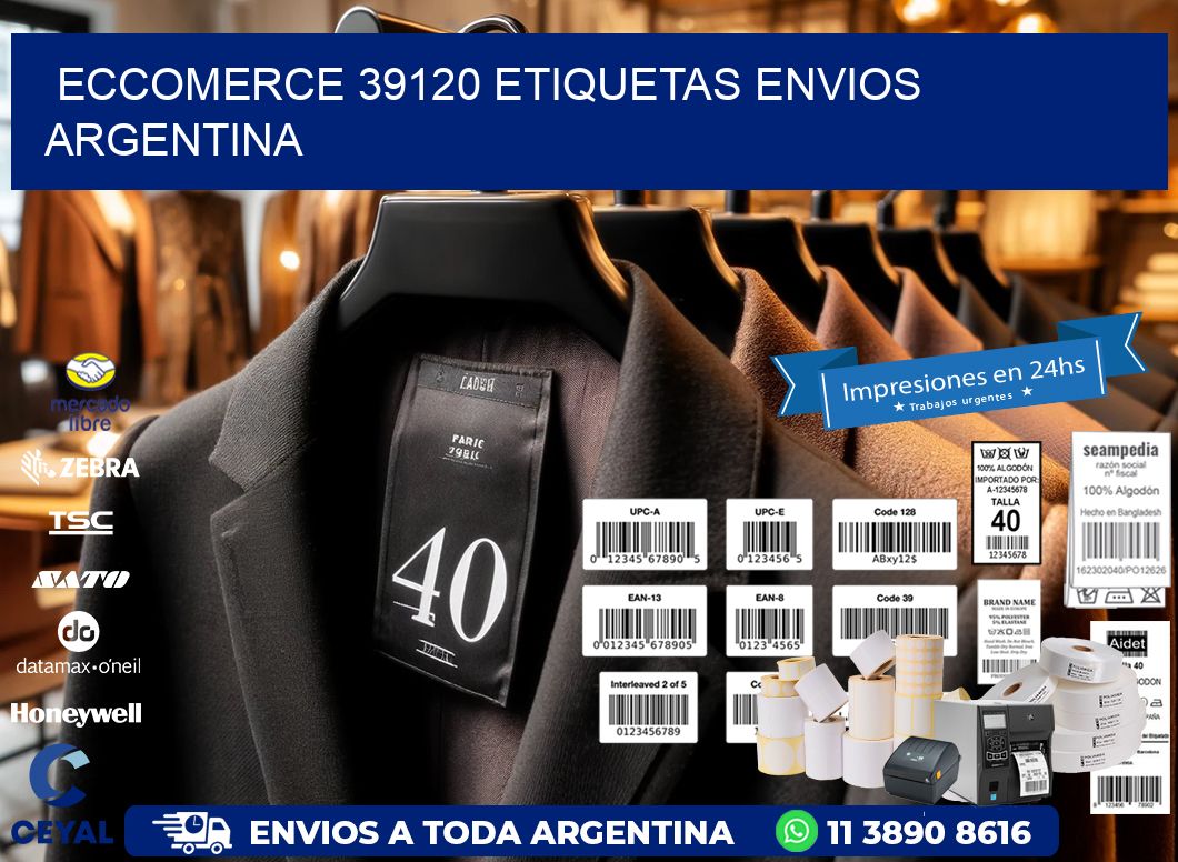 ECCOMERCE 39120 ETIQUETAS ENVIOS ARGENTINA