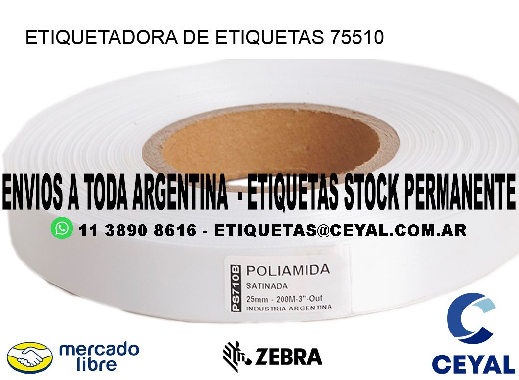 ETIQUETADORA DE ETIQUETAS 75510