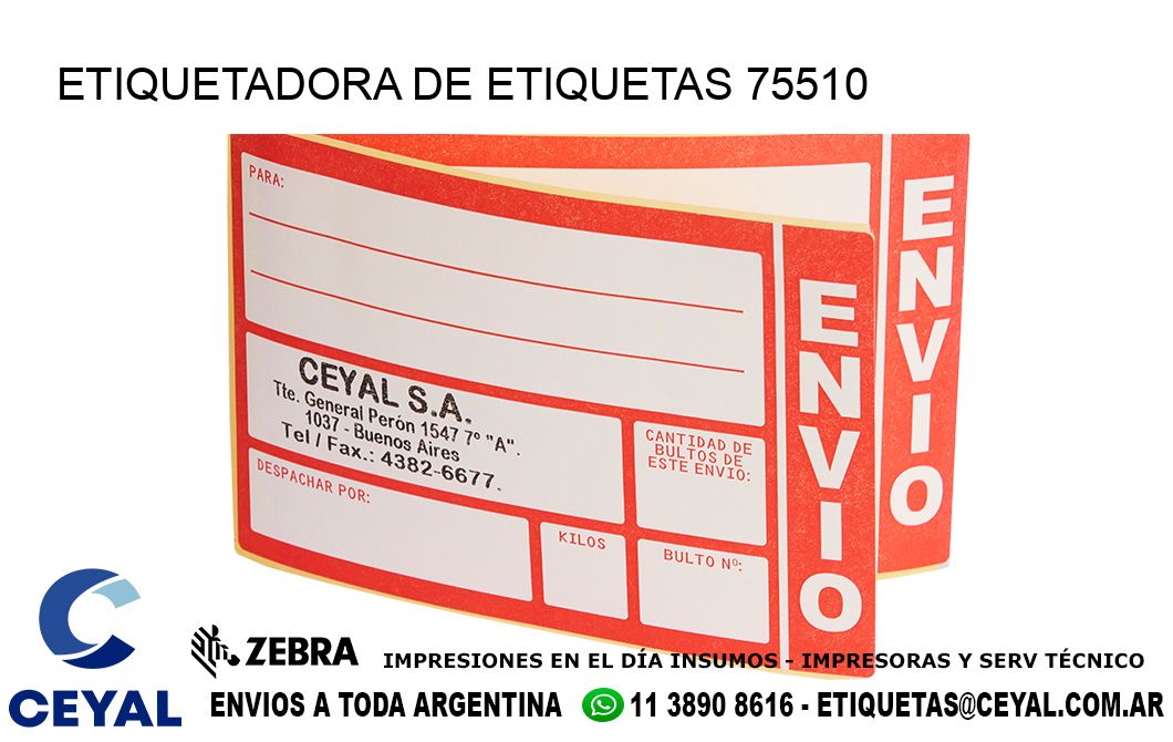ETIQUETADORA DE ETIQUETAS 75510