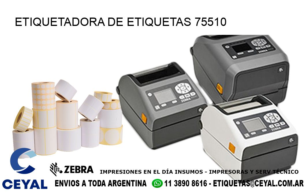 ETIQUETADORA DE ETIQUETAS 75510