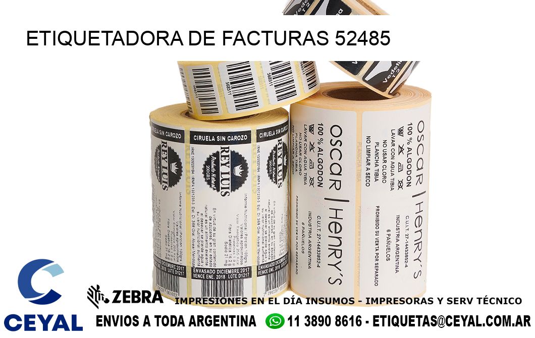ETIQUETADORA DE FACTURAS 52485