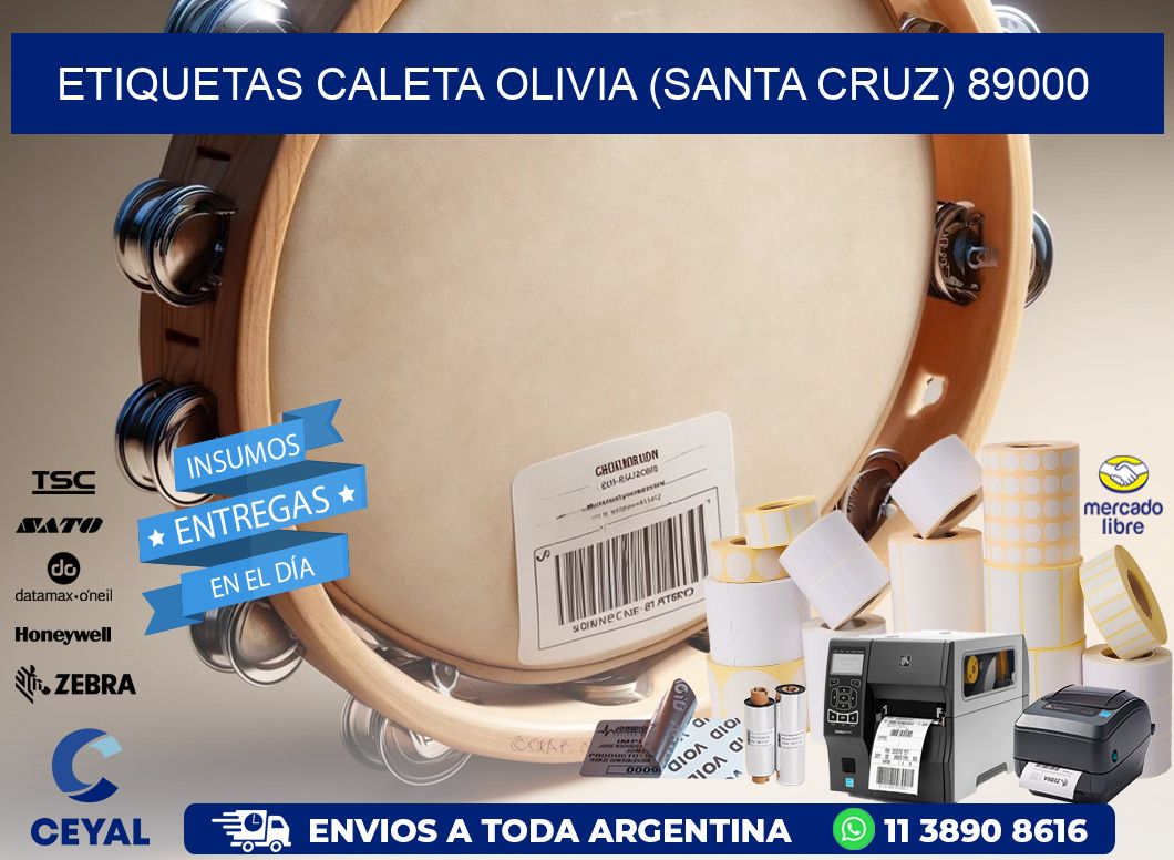 ETIQUETAS CALETA OLIVIA (SANTA CRUZ) 89000