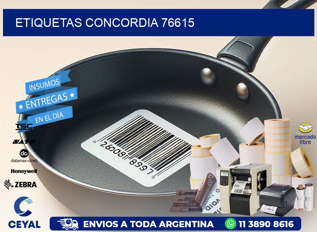 ETIQUETAS CONCORDIA 76615
