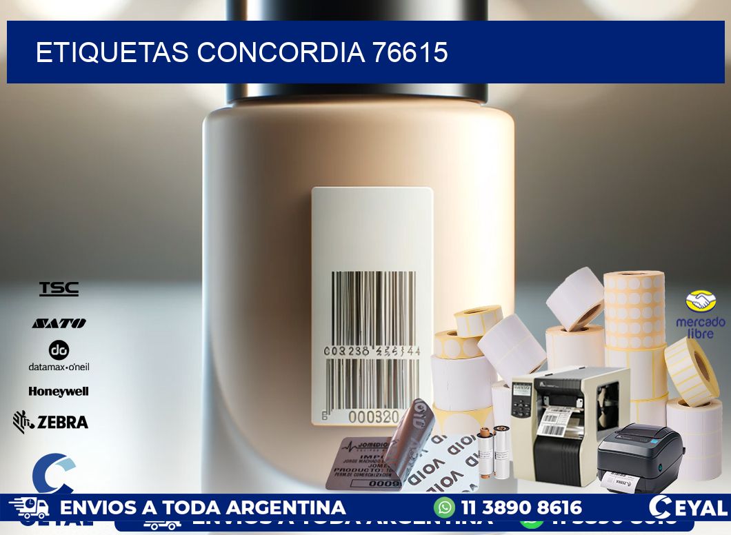 ETIQUETAS CONCORDIA 76615