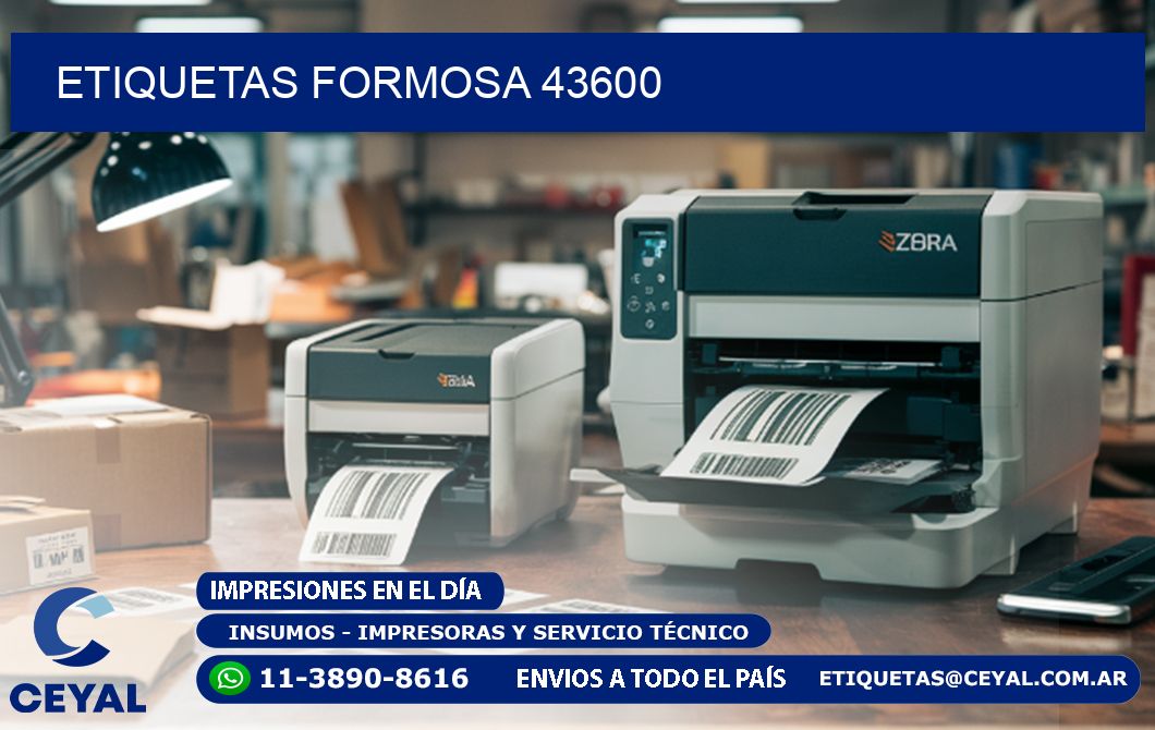 ETIQUETAS FORMOSA 43600