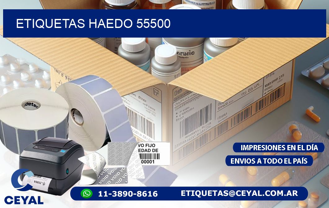 ETIQUETAS HAEDO 55500