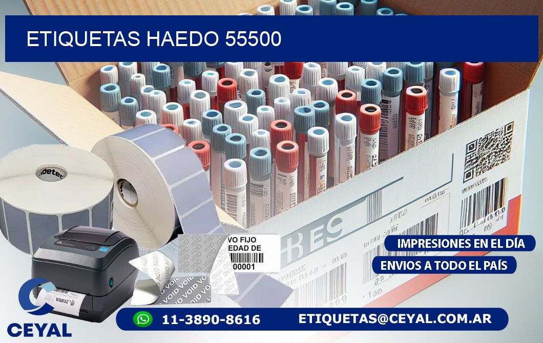 ETIQUETAS HAEDO 55500