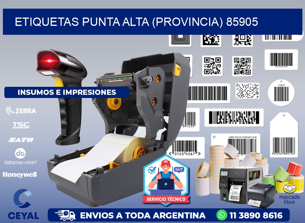 ETIQUETAS PUNTA ALTA (PROVINCIA) 85905
