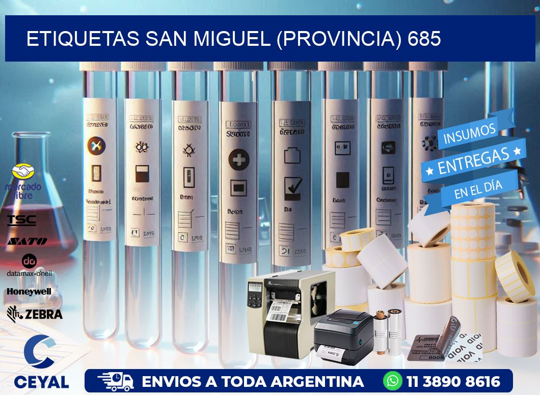 ETIQUETAS SAN MIGUEL (PROVINCIA) 685