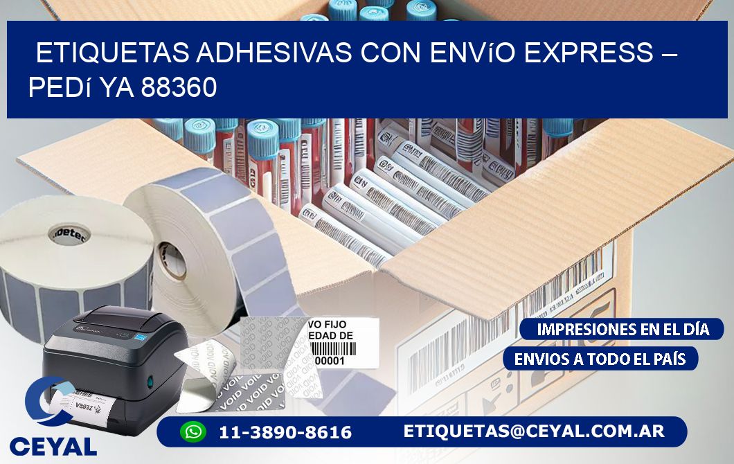 Etiquetas Adhesivas con Envío Express – Pedí Ya 88360