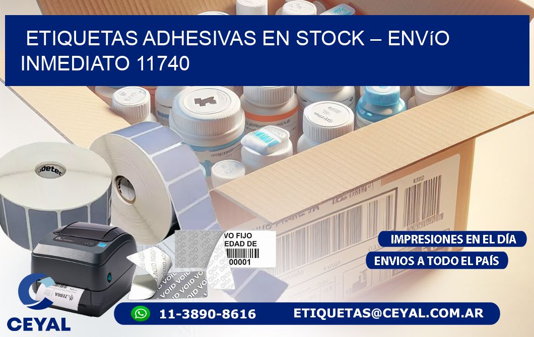 Etiquetas Adhesivas en Stock – Envío Inmediato 11740