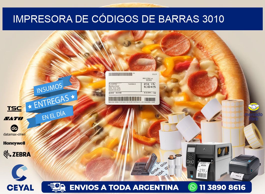 IMPRESORA DE CÓDIGOS DE BARRAS 3010