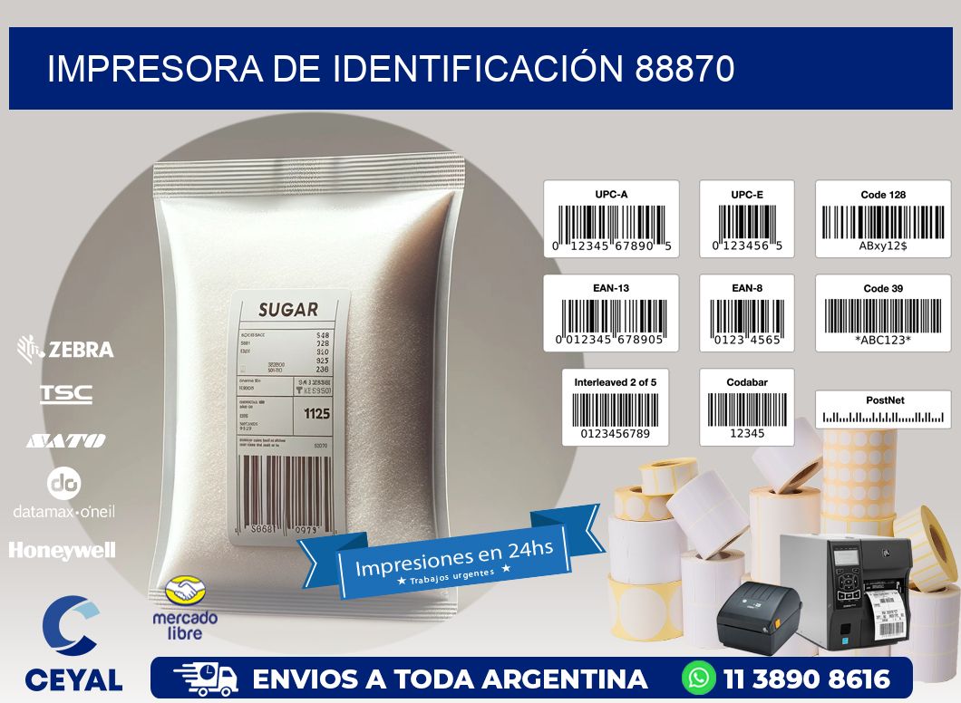 IMPRESORA DE IDENTIFICACIÓN 88870