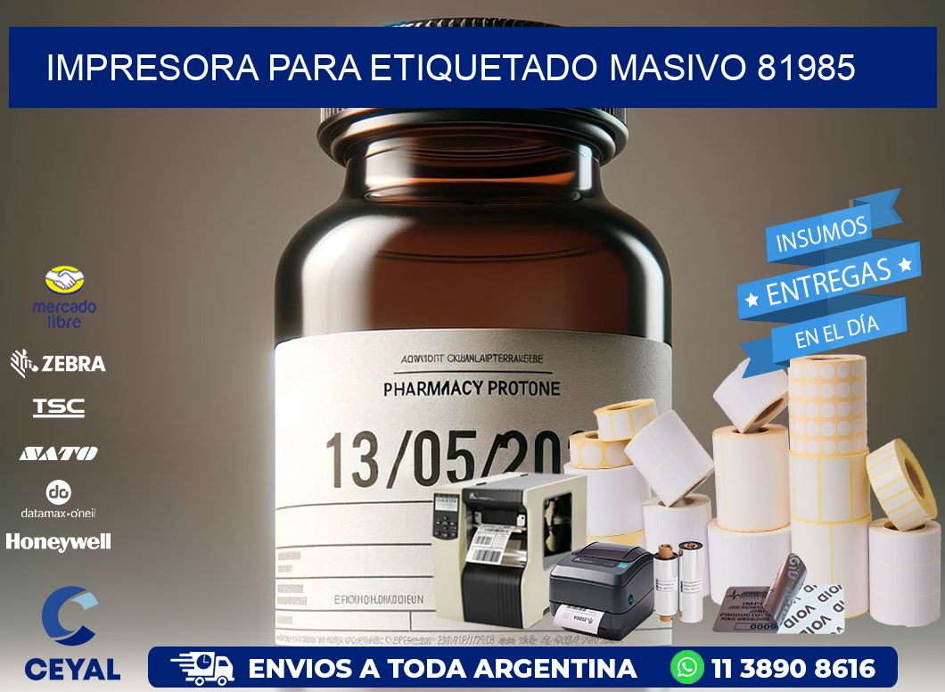 IMPRESORA PARA ETIQUETADO MASIVO 81985