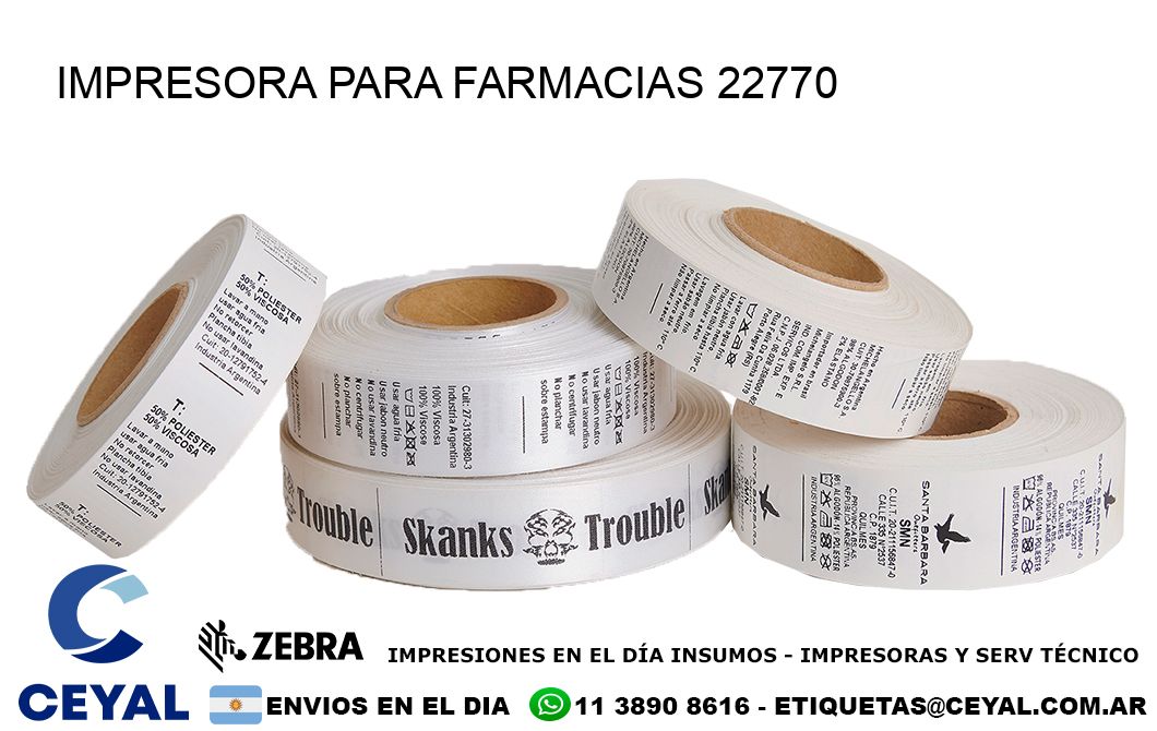 IMPRESORA PARA FARMACIAS 22770