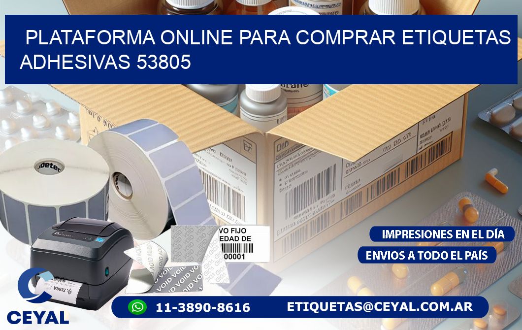 Plataforma Online para Comprar Etiquetas Adhesivas 53805