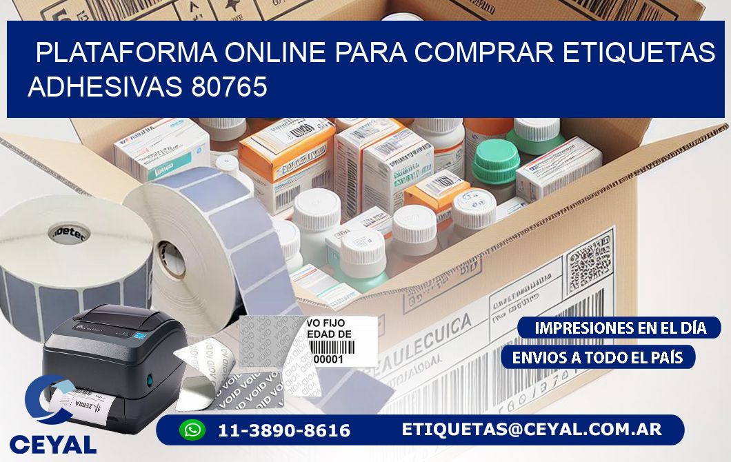 Plataforma Online para Comprar Etiquetas Adhesivas 80765