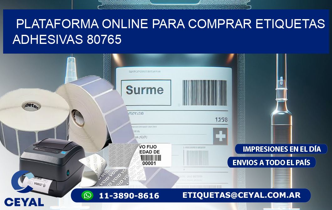 Plataforma Online para Comprar Etiquetas Adhesivas 80765