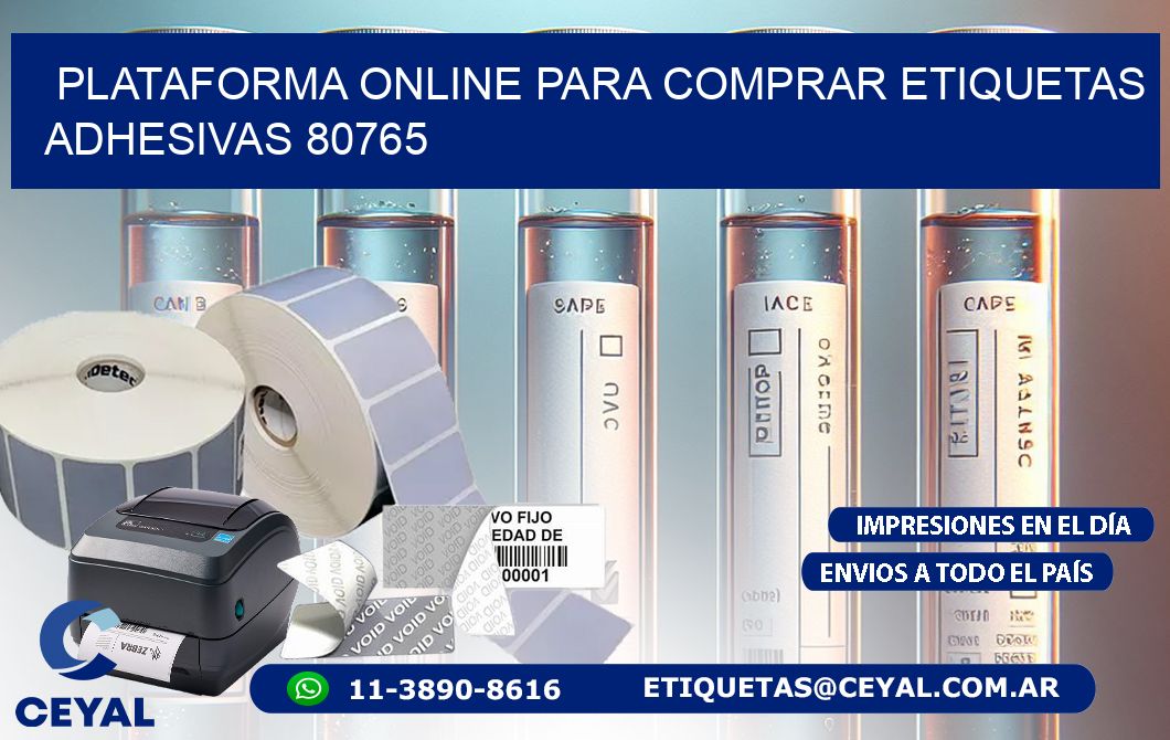 Plataforma Online para Comprar Etiquetas Adhesivas 80765